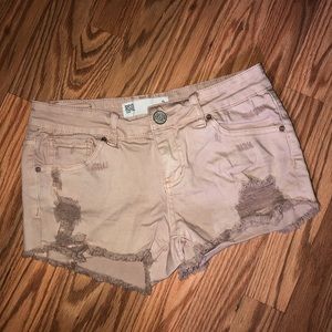 Distressed RSQ Jean Shorts